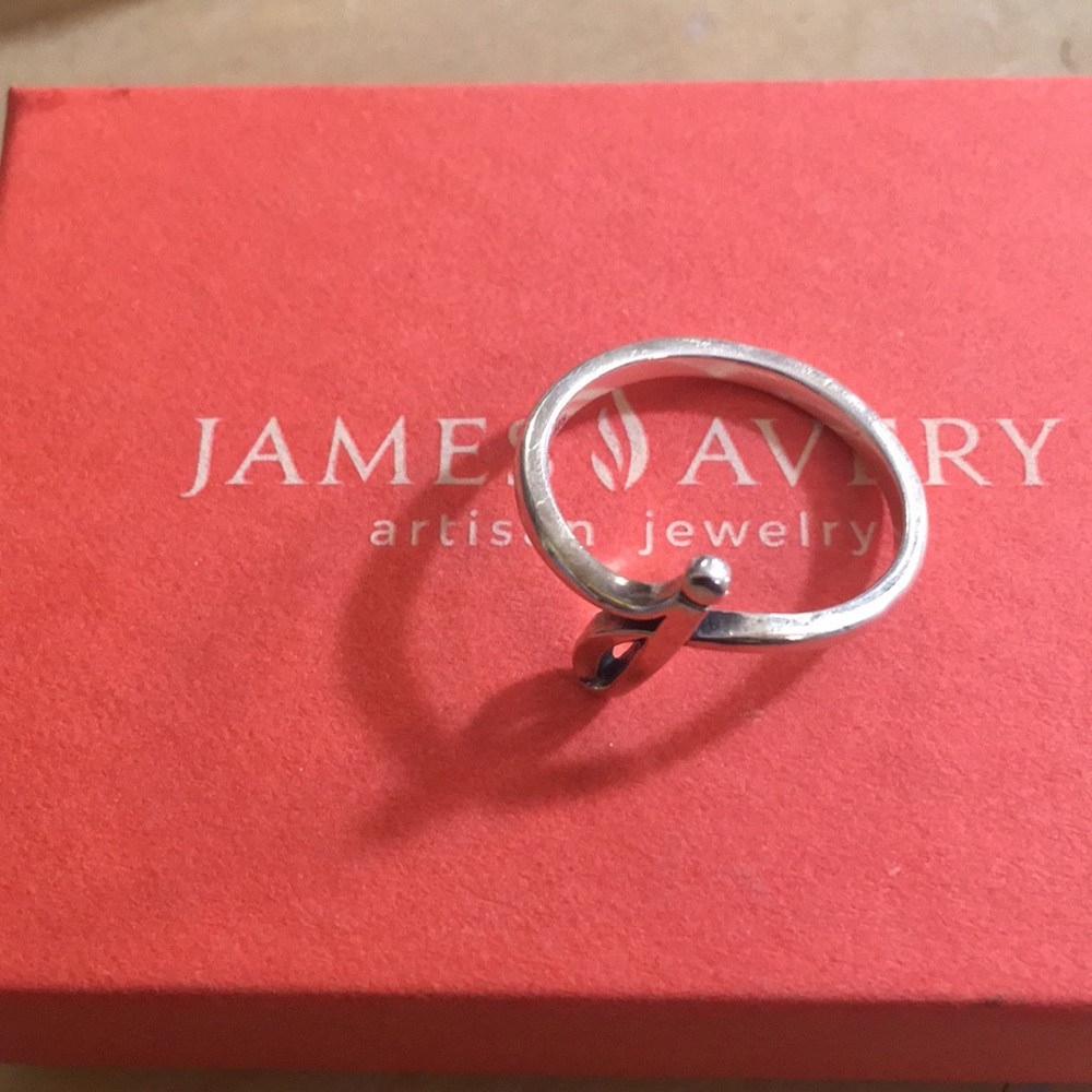 James Avery Ring initial J